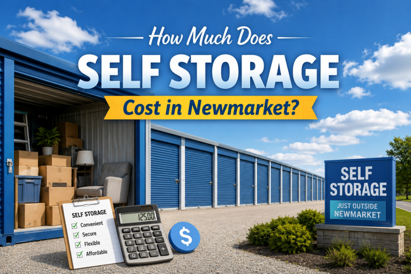 How much does self storage cost in Newmarket