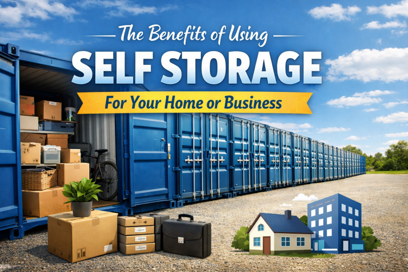 The benefits of self storage for your home or business — Morris Safe Storage Solutions Newmarket